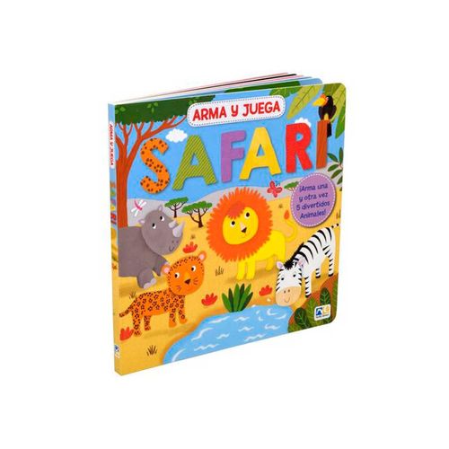 Libro De Actividades Arma Y Juega Safari Novelty Multicolor KNA-110