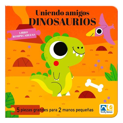 Libro interactivo uniendo amigos dinosaurios Novelty multicolor kno-4147