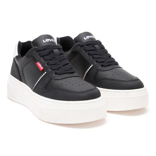 Tenis Casual Para Dama Levis Negro L1224251 S