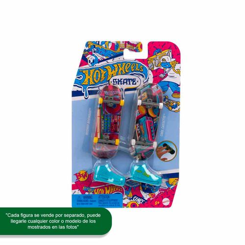 Fingerboard con tenis retro Hot Wheels multicolor hxl17