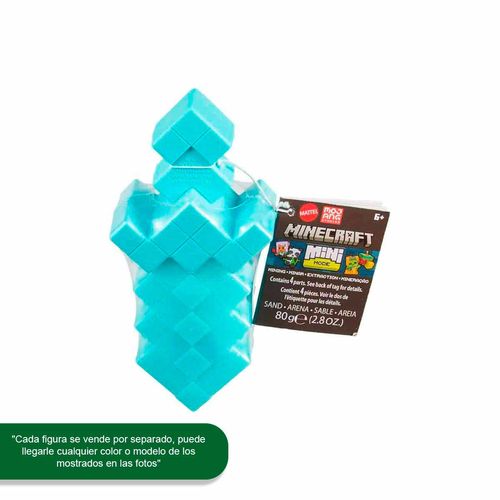 Mini figura de acción Minecraft sorpresa  multicolor htk99