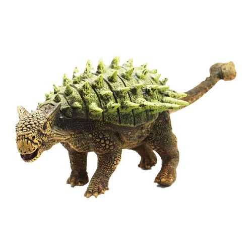 Figura de dinosaurio Dinomania multicolor anquilosaurio