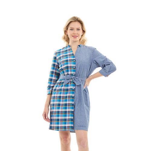 Vestido Casual Para Dama Porto Blanco Azul DVE-2299