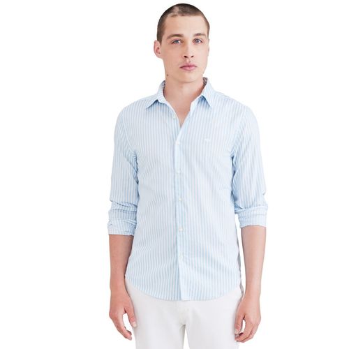 Camisa casual para caballero Dockers azul 28836-0250