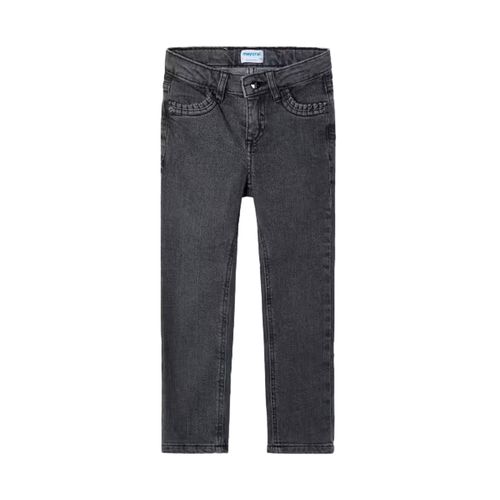 Pantalón de mezclilla para niña Mayoral gris 527