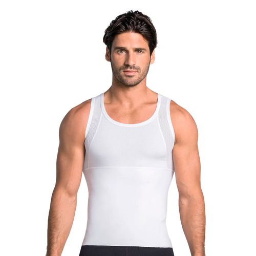 Faja control talle para caballero Leonisa blanco 35022