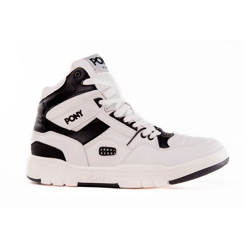 Tenis casual para caballero Pony blanco black sky