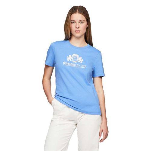 Playera para dama  Tommy Hilfiger azul WW0WW43892