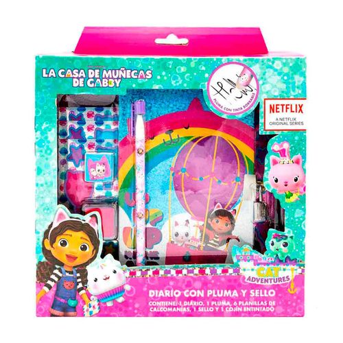 Diario con pluma Infantil Gabbys Dollhouse 73939