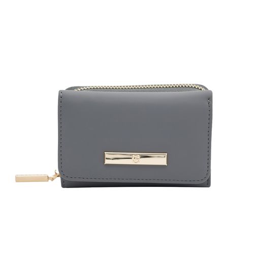 Cartera casual para dama Crabtree gris E3622