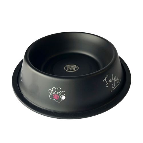 Tazón para mascota de 32 oz Grand Pet plata 59264