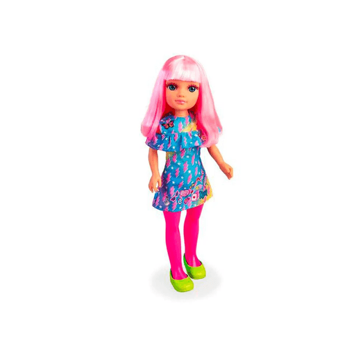 Muñeca de cabello neón Nancy multicolor nac23000