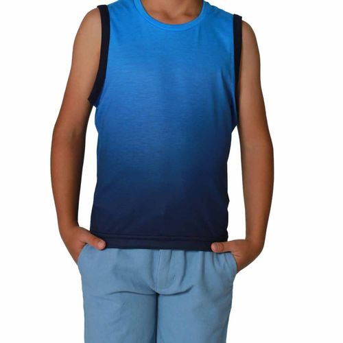 Playera casual para joven Lyon azul 329057-800