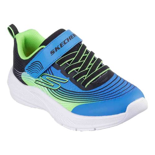 Tenis casual para niño Skechers azul 403926lbllm