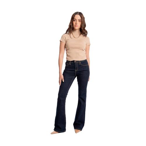 Pantalón De Mezclilla Para Dama Balam Azul BL6777