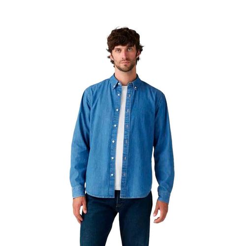 Camisa casual para caballero Levis azul a7210-0025