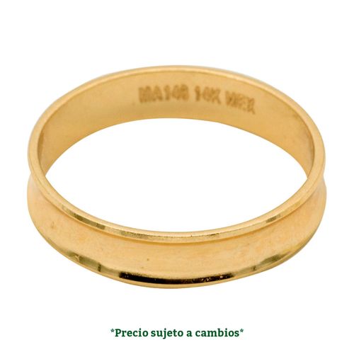 Argolla de matrimonio N°4 Dinasti de 14K 20237