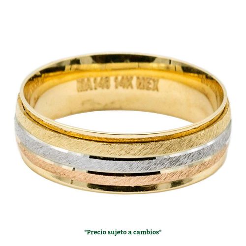 Argolla de matrimonio N°6 Argyor de 14K 81