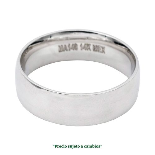 Argolla de matrimonio N°13 Argyor de 14K 63-6B
