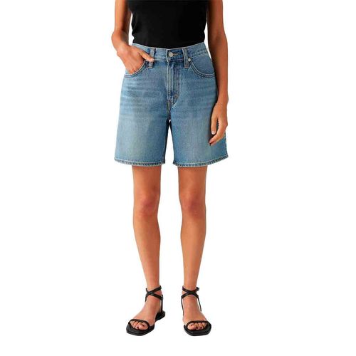 Short de mezclilla Levis azul para dama 001jo-0003