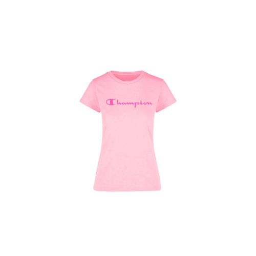 Playera deportiva Champion rosa para dama epnss24p16w1