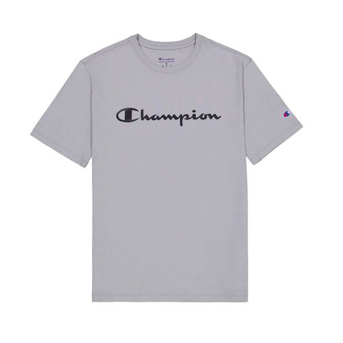 Playera deportiva para caballero Champion gris crnfw24p25m01