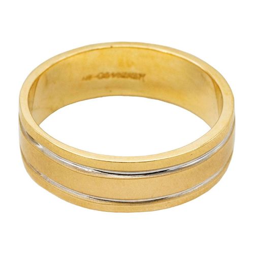 Argolla de matrimonio N°5 Valessa de 14K A00130-D6