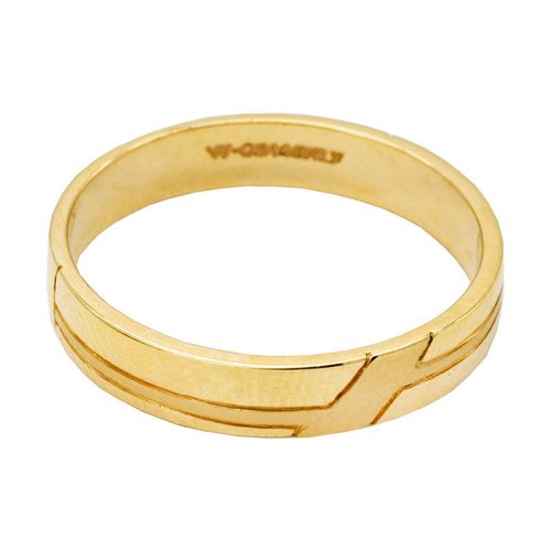 Argolla de matrimonio N°8.5 Valessa de 14K A00E051-C4
