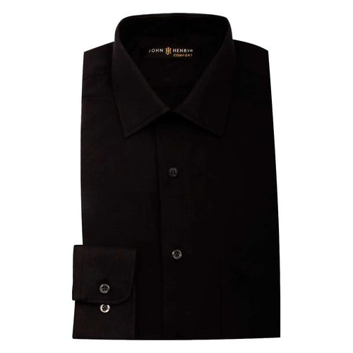 Camisa John Henry negro para caballero jv21b0001
