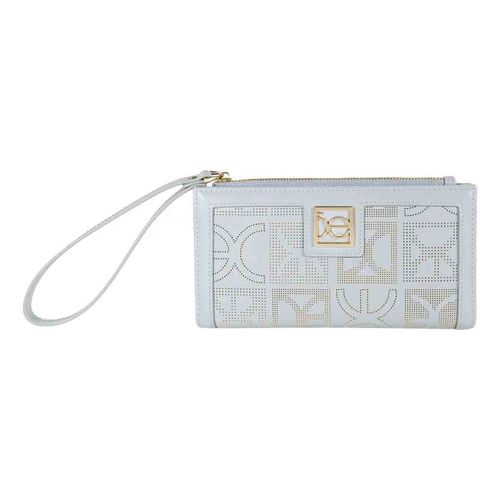 Cartera flap para dama Cloe azul 1BICO24574AZU