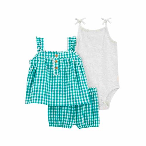 Conjunto casual para bebé Carters verde 1s527910