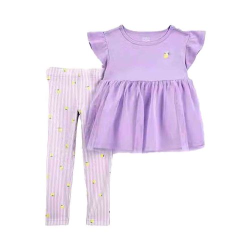 Conjunto casual para bebé Carters lila 1s409810