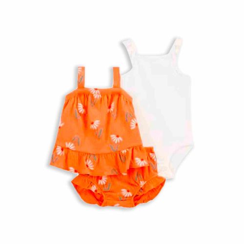 Conjunto Carters naranja para bebé 1s528210