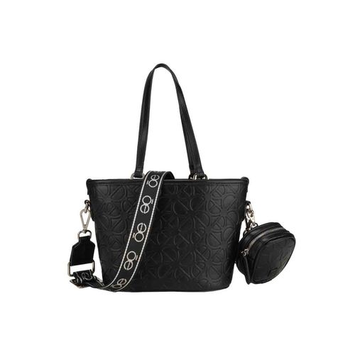 Bolso tote bag para dama Cloe negro 3BLNV24468NEG