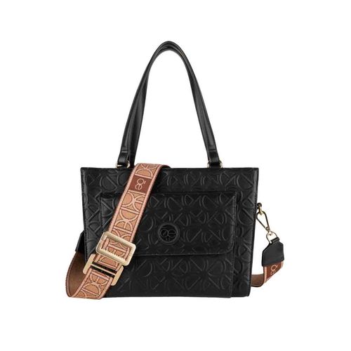 Bolso satchel para dama Cloe negro 3BLNV24948NEG