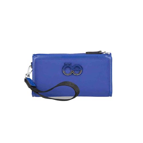 Cartera flap para dama Cloe azul 2BICI24763AZU