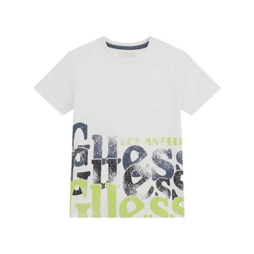 Playera casual para joven Guess blanco l5ri12k8hm4-g01