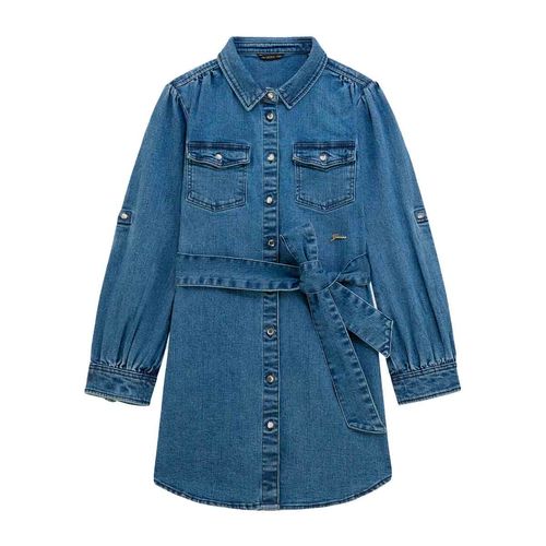 Vestido casual para jovencita Guess azul j5rk50d4hb0-lbs