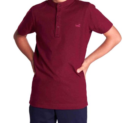 Playera casual para joven Lyon tinto 323991-502