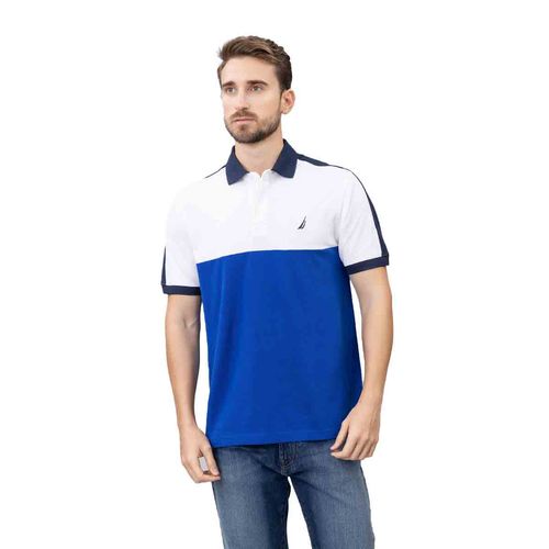 Playera tipo polo para caballero Nautica blanco n1j01534-457