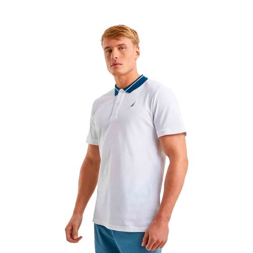 Playera tipo polo para caballero Nautica blanco n1i00863-908