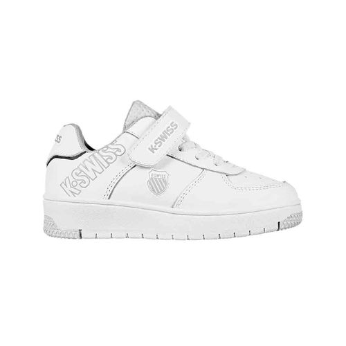 Tenis casual para niño Kswiss blanco 5K020101