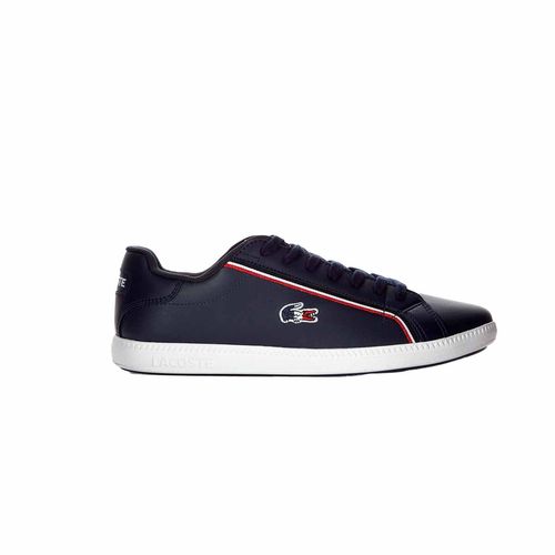 Tenis choclo para caballero Lacoste azul 37SMA0022MX_7A2