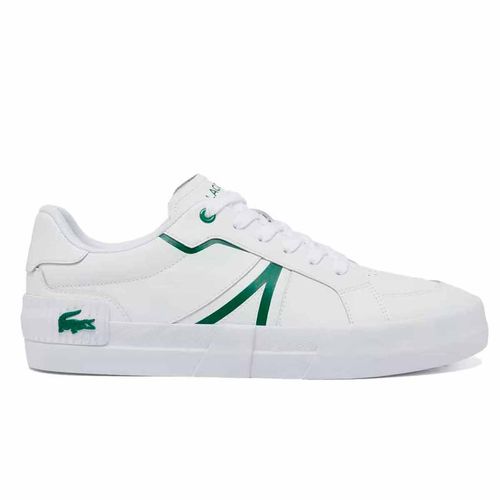 Tenis casual para caballero Lacoste blanco 48CMA0002_082