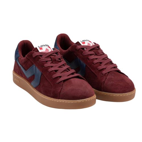 Tenis casual para caballero Levi´s  vino L2224572 S