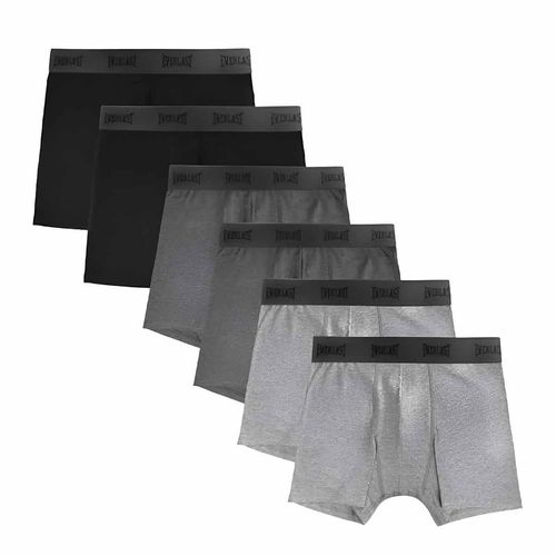 Set de bóxer para caballero Everlast gris liso