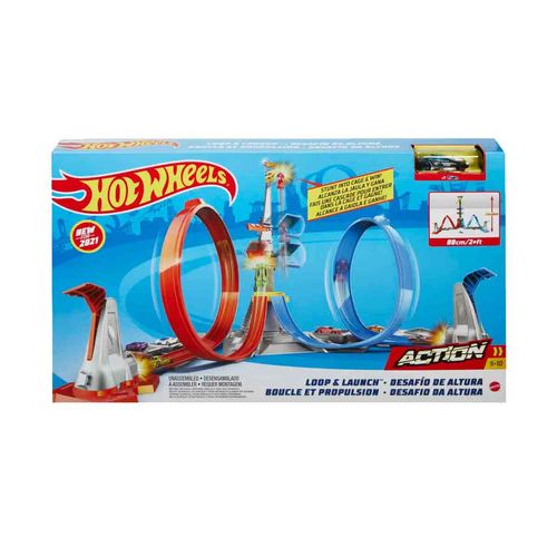 Pista Hot Wheels desafío de altura grw39