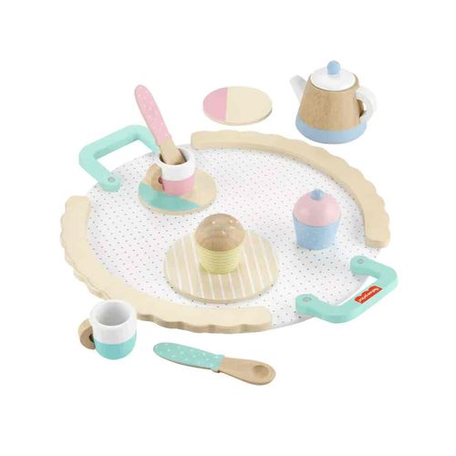Juego de té Fisher Price madera hxt82