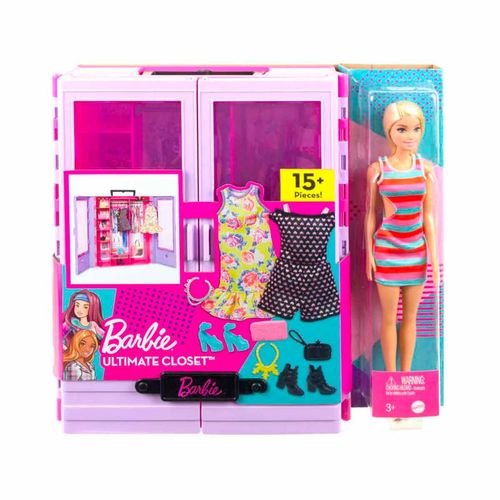 Muñeca Barbie closet de lujo hjl66