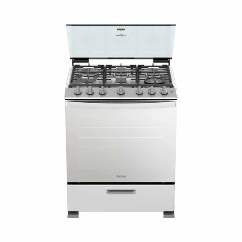 Estufa de piso Whirlpool  30p gris wfr7000s